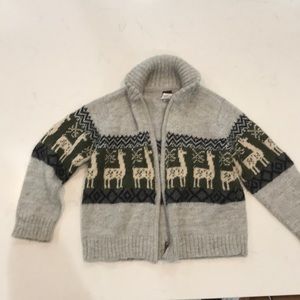 Tea collection boys alpaca cardigan.